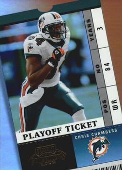 2003 Playoff Contenders - Playoff Ticket #19 Chris Chambers Front