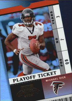 2003 Playoff Contenders - Playoff Ticket #76 Michael Vick Front
