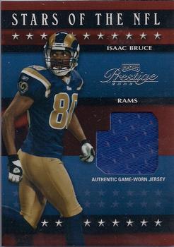 2003 Playoff Prestige - Stars of the NFL Jerseys #SN-6 Isaac Bruce Front