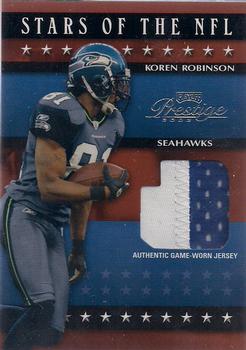 2003 Playoff Prestige - Stars of the NFL Jerseys #SN-11 Koren Robinson Front