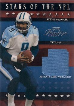 2003 Playoff Prestige - Stars of the NFL Jerseys #SN-19 Steve McNair Front