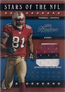 2003 Playoff Prestige - Stars of the NFL Jerseys #SN-20 Terrell Owens Front