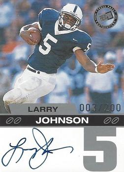 2003 Press Pass - Autographs Silver #NNO Larry Johnson Front