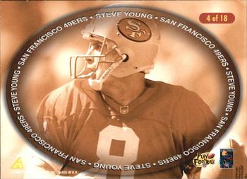 1996 Select Certified - Gold Team #4 Steve Young Back