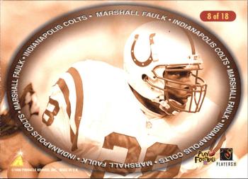 1996 Select Certified - Gold Team #8 Marshall Faulk Back