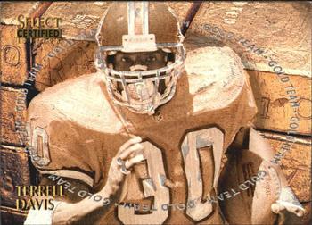 1996 Select Certified - Gold Team #12 Terrell Davis Front