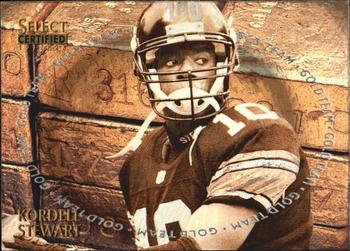1996 Select Certified - Gold Team #13 Kordell Stewart Front