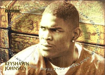 1996 Select Certified - Gold Team #14 Keyshawn Johnson Front