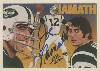 1991 Upper Deck - Football Heroes: Joe Namath Autograph #18 Joe Namath Front