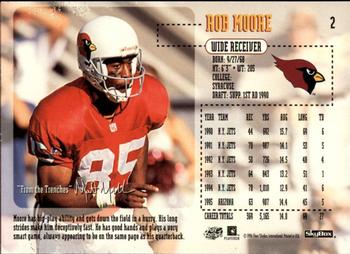 1996 SkyBox Impact #2 Rob Moore Back