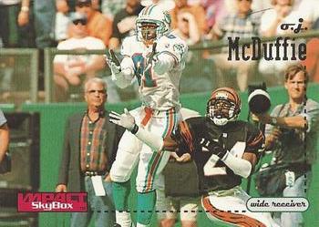1996 SkyBox Impact #76 O.J. McDuffie Front