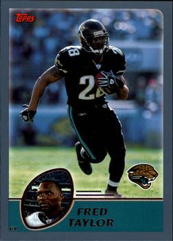 2003 Topps - Topps Collection #12 Fred Taylor Front