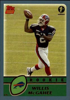 2003 Topps 1st Edition #360 Willis McGahee Front