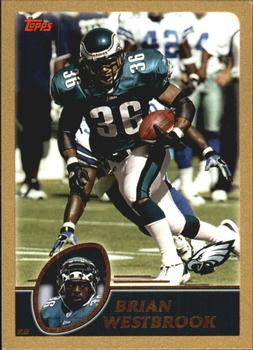 2003 Topps - Gold #116 Brian Westbrook Front
