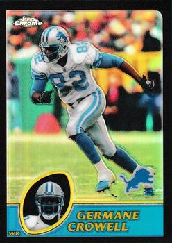 2003 Topps Chrome - Black Refractors #63 Germane Crowell Front