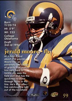 1996 SkyBox Impact Rookies #59 Jerald Moore Back