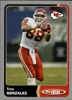 2003 Topps Total - Silver #17 Tony Gonzalez Front