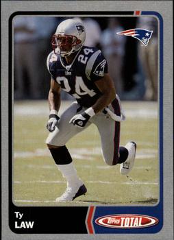 2003 Topps Total - Silver #51 Ty Law Front