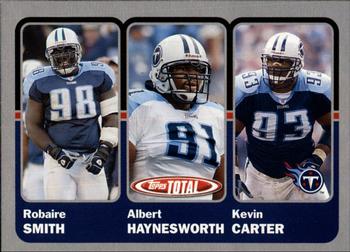 2003 Topps Total - Silver #361 Albert Haynesworth / Kevin Carter / Robaire Smith Front