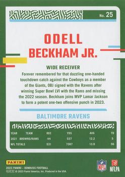 2023 Donruss #25 Odell Beckham Jr. Back
