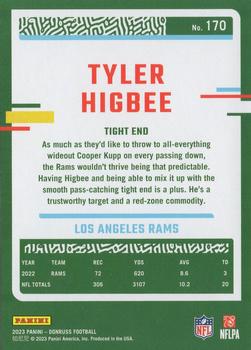 2023 Donruss #170 Tyler Higbee Back