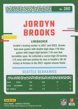 2023 Donruss #260 Jordyn Brooks Back
