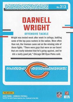 2023 Donruss #313 Darnell Wright Back