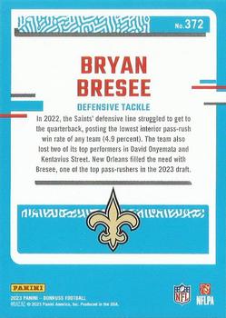 2023 Donruss #372 Bryan Bresee Back