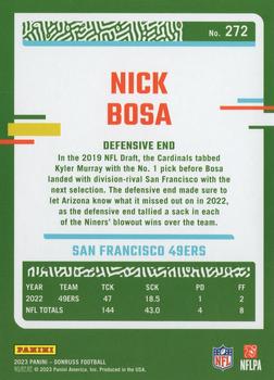 2023 Donruss #272 Nick Bosa Back