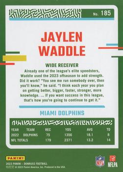 2023 Donruss #185 Jaylen Waddle Back