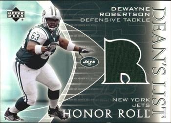 2003 Upper Deck Honor Roll - Dean's List #DL-RO DeWayne Robertson Front