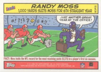 2004 Bazooka - Comics #15 Randy Moss Front