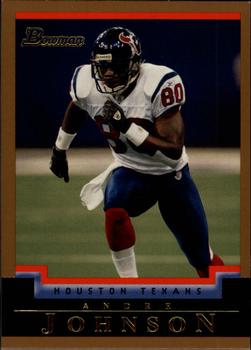 2004 Bowman - Gold #18 Andre Johnson Front