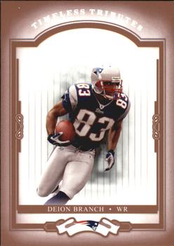 2004 Donruss Classics - Timeless Tributes Red #54 Deion Branch Front
