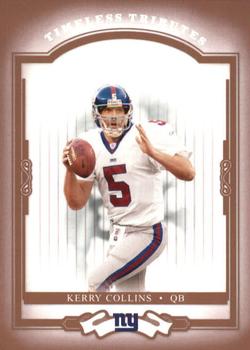 2004 Donruss Classics - Timeless Tributes Red #63 Kerry Collins Front