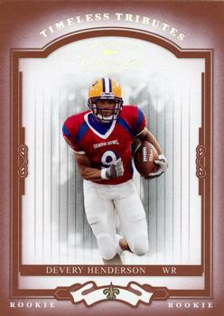 2004 Donruss Classics - Timeless Tributes Red #211 Devery Henderson Front