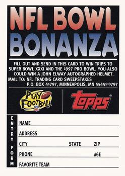 1996 Stadium Club #NNO NFL Bowl Bonanza Front