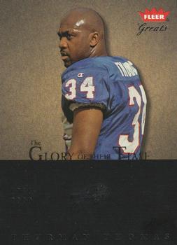 2004 Fleer Greats of the Game - Glory of Their Time #29 GOT Thurman Thomas Front