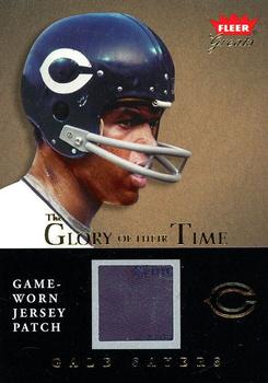 2004 Fleer Greats of the Game - Glory of Their Time Game Used Patch #GT-GS Gale Sayers Front