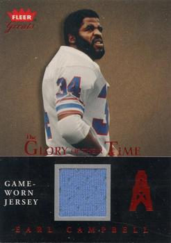 2004 Fleer Greats of the Game - Glory of Their Time Game Used Red #GT-EC Earl Campbell Front
