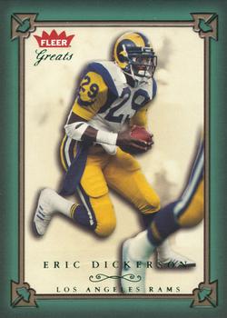 2004 Fleer Greats of the Game - Green/Red #46 Eric Dickerson Front