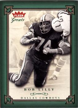2004 Fleer Greats of the Game - Green/Red #59 Bob Lilly Front