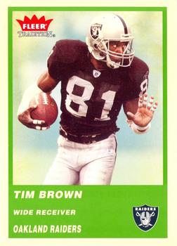 2004 Fleer Tradition - Green #111 Tim Brown Front