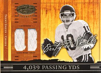 2004 Leaf Certified Materials - Certified Skills Jersey Position #CS-2 Trent Green Front