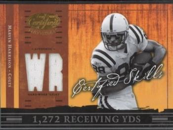 2004 Leaf Certified Materials - Certified Skills Jersey Position #CS-44 Marvin Harrison Front