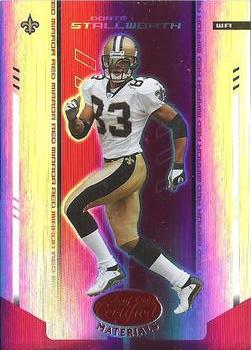 2004 Leaf Certified Materials - Mirror Red #76 Donte Stallworth Front