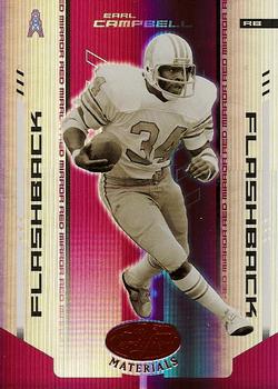 2004 Leaf Certified Materials - Mirror Red #136 Earl Campbell Front