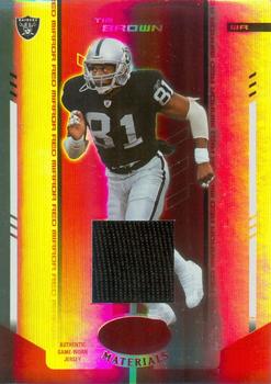 2004 Leaf Certified Materials - Mirror Red Materials #89 Tim Brown Front