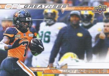 2023 Upper Deck CFL - CFL Greatness #CG-LW Lucky Whitehead Front