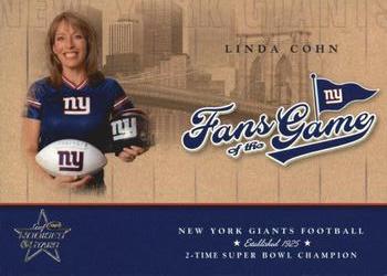 2004 Leaf Rookies & Stars - Fans of the Game #FG-6 Linda Cohn Front